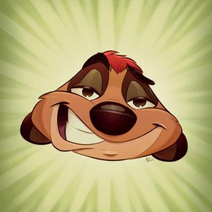 LION KING #5 CVR E INC 1:10 CARTOON HEAD VIRGIN VAR