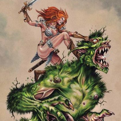 RED SONJA SHE DEVIL WITH A SWORD #1 CVR L INC 1:10 MIKE ROOTH VIRGIN COVER VAR