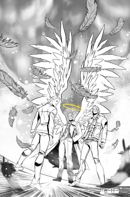 SUPERNATURAL SPECIAL CASTIEL #1 (ONE SHOT) CVR I INC 1:15 PASQUALE QUALANO LINE ART VIRGIN VAR