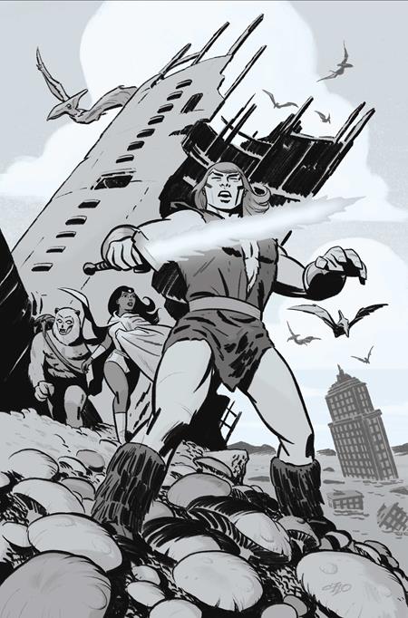 THUNDARR THE BARBARIAN #6 CVR H INC 1:15 MICHAEL CHO LINE ART VAR