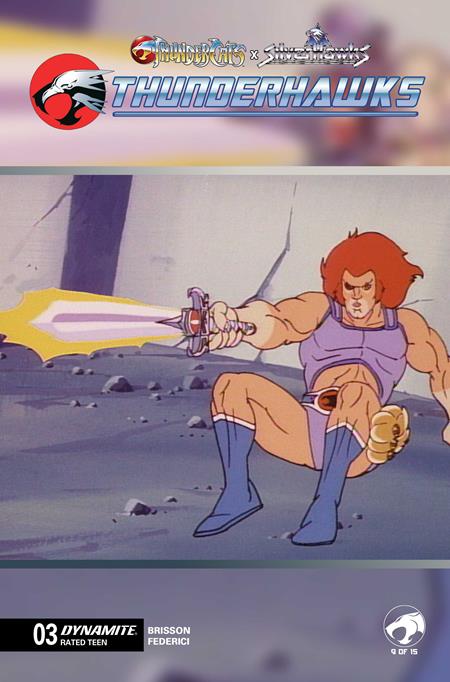 THUNDERCATS X SILVERHAWKS THUNDERHAWKS #3 CVR E ANIMATION ART VAR