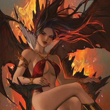VAMPIRELLA ARMAGEDDON #12 CVR H INC 1:15 LESLEY LEIRIX LI VIRGIN VAR