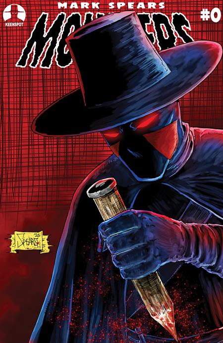 MARK SPEARS MONSTERS #0 DELUXE EDITION (ONE SHOT) CVR F MARK SPEARS 1:50 HOLOFOIL SLAY IT SKETCH VAR (FREE) (NET)