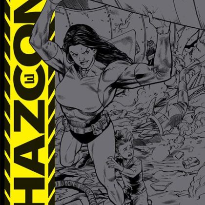 HAZCON #3 (OF 5) CVR D 5 COPY DONNY HADIWIDJAJA UNLOCK BLACK EMBOSSED UV VAR?�