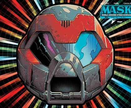 MASK #1 CVR P PYE PARR & LUKE PREECE & ANDRES JUAREZ DIE CUT FOIL MASK VAR