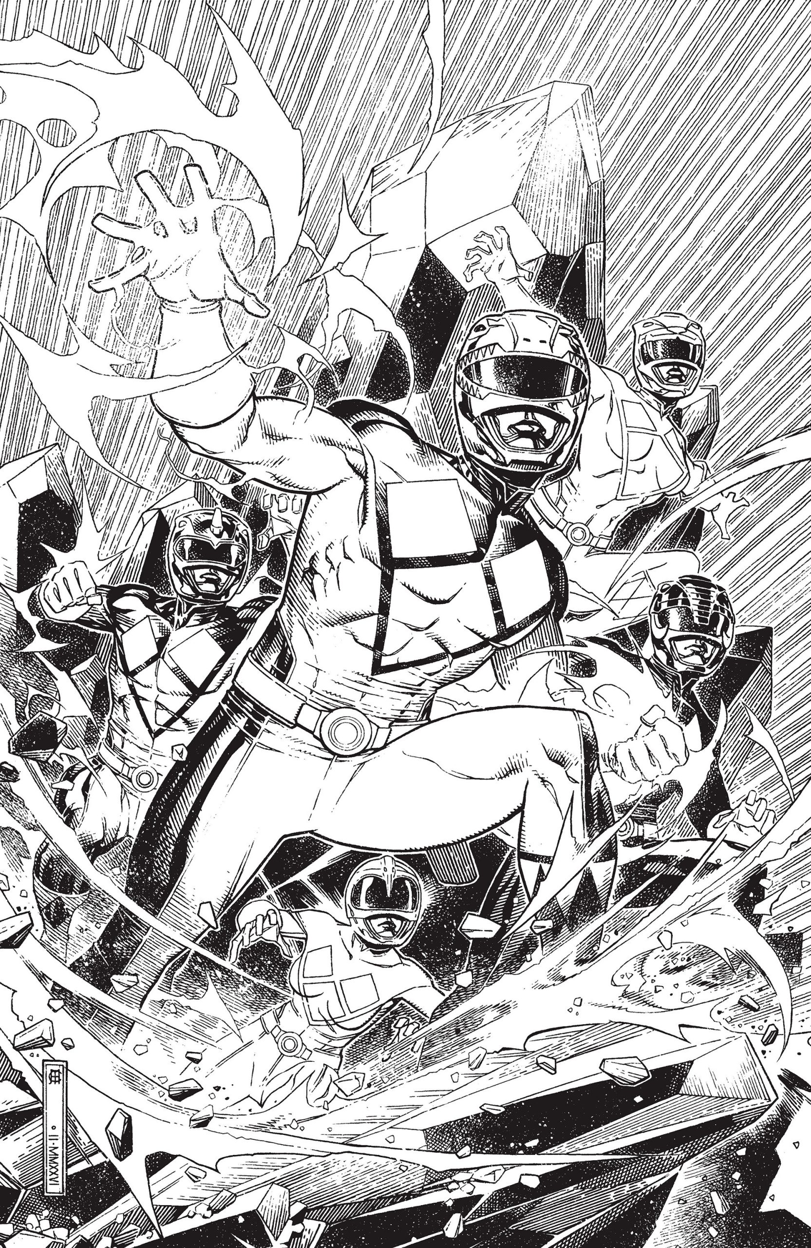 Mighty Morphin Power Rangers (2026) #1 I 1:50 INCV Variant (Full Art, Cheung)