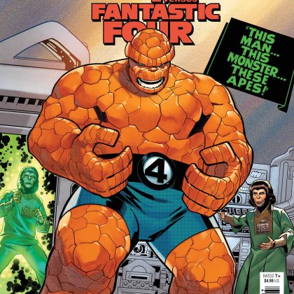 PLANET OF THE APES VS. FANTASTIC FOUR #4 PACO MEDINA HOMAGE VARIANT
