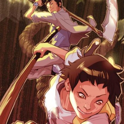 GOTHAM ACADEMY FIRST YEAR #6 (OF 6) CVR B KARL KERSCHL CARD STOCK VAR