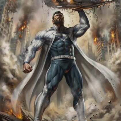 SUPERMAN FATHER OF TOMORROW #3 (OF 6) CVR C LUCIO PARRILLO CARD STOCK VAR