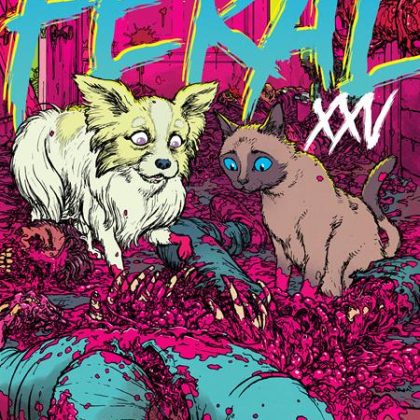 FERAL #25 CVR C CHRIS BURNHAM & RICO RENZI VAR