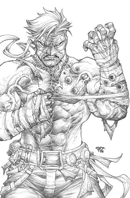 FINAL BOSS #8 CVR E INC 1:50 PAOLO PANTALENA B&W VIRGIN VAR (MR)