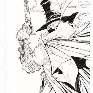 GUNSLINGER SPAWN #56 CVR B CARLO BARBERI RAW ART VAR
