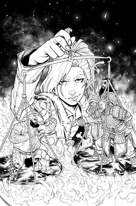 VALHALLAW #1 (OF 5) CVR C 1:20 PEDRO R M ANDREO B&W VAR (MR)