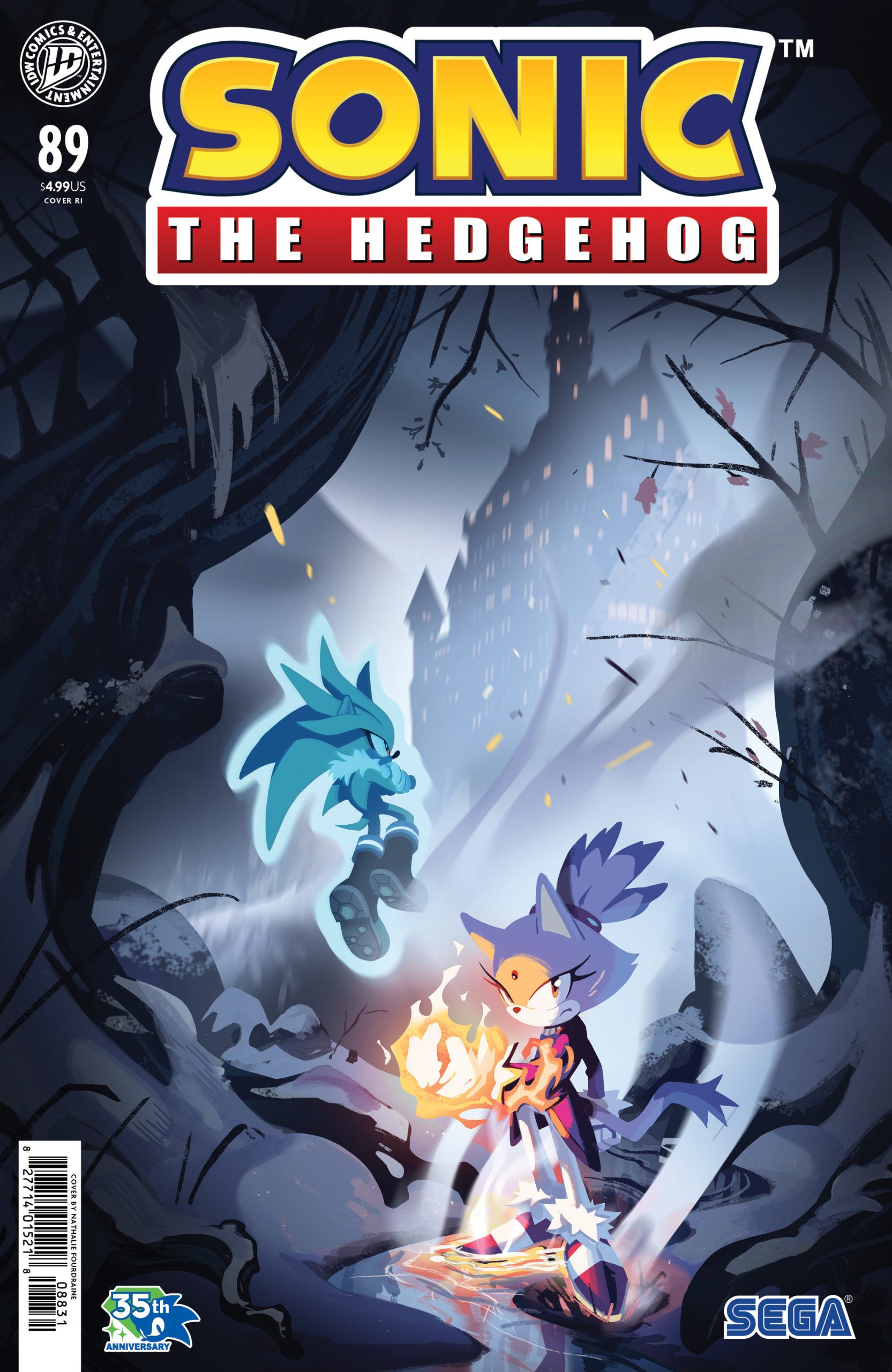 Sonic the Hedgehog #89 Variant RI (15) (Fourdraine) INCV 1:15